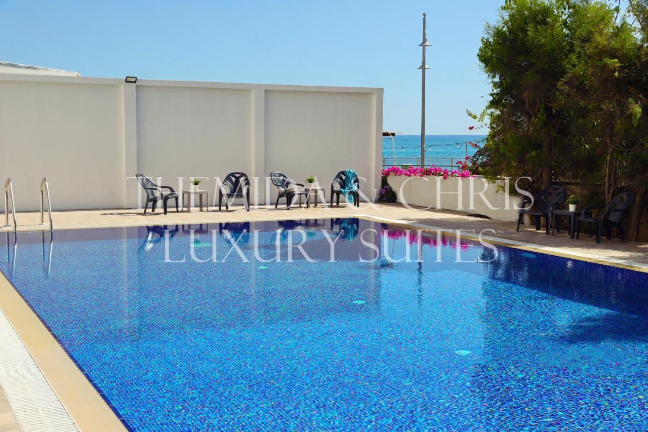 Luxury Penthouse 1Br-Seafront-Seasonal Pool-Central 拉纳卡 外观 照片